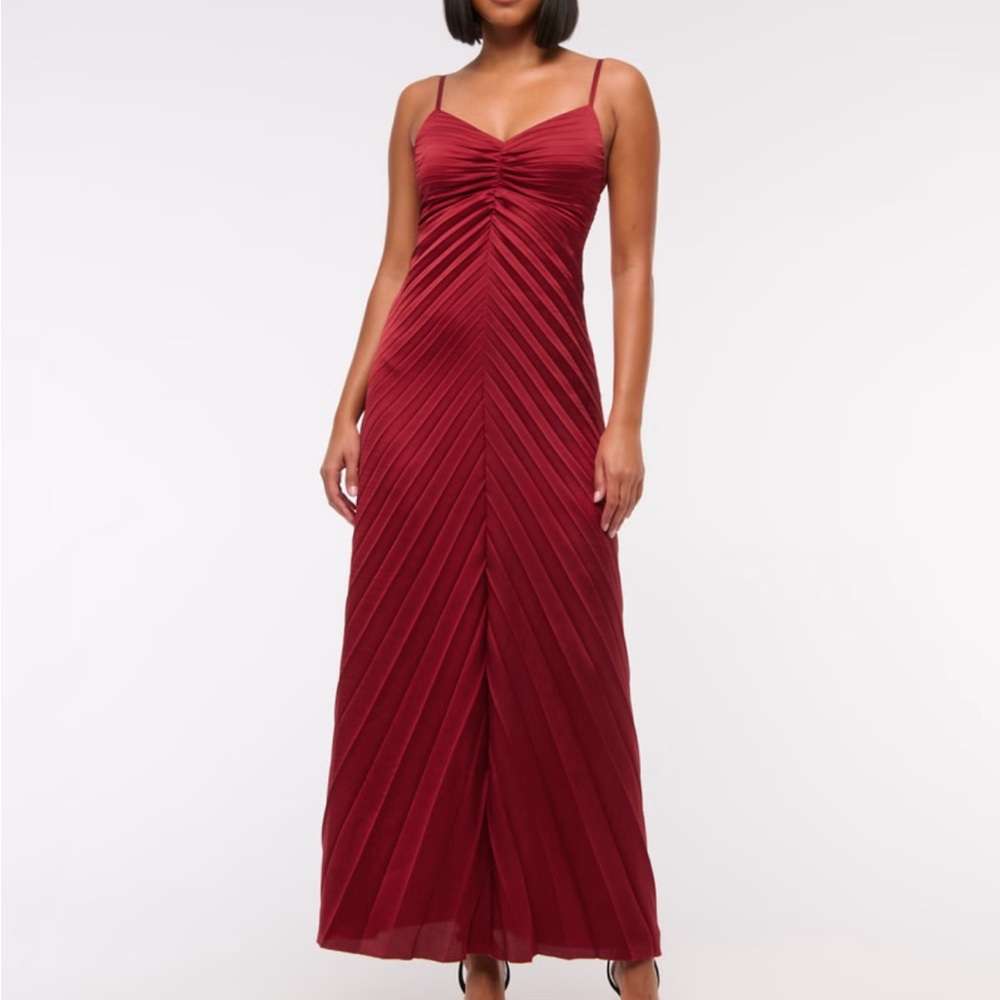Abercrombie & Fitch Red Maxi Dress